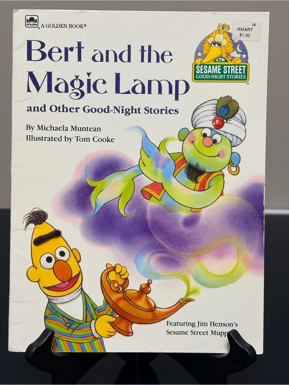 1989 Sesame Street Good Night Stories: Bert and the Magic Lamp/Golden Books